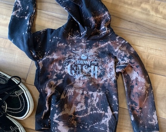 Johnny Cash Vintage Inspired Toddler Hoodie | Toddler Band Sweatshirt | Johnny Cash Hoodie | Custom Kids Hoodie | Hooded Sweatshirt