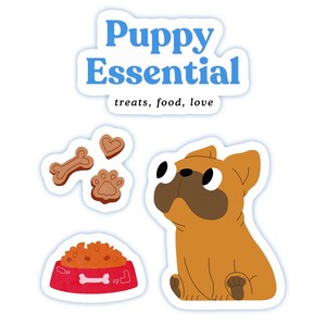Puppy Essentials - Hund - Sticker - Welpe - Süßer Sticker