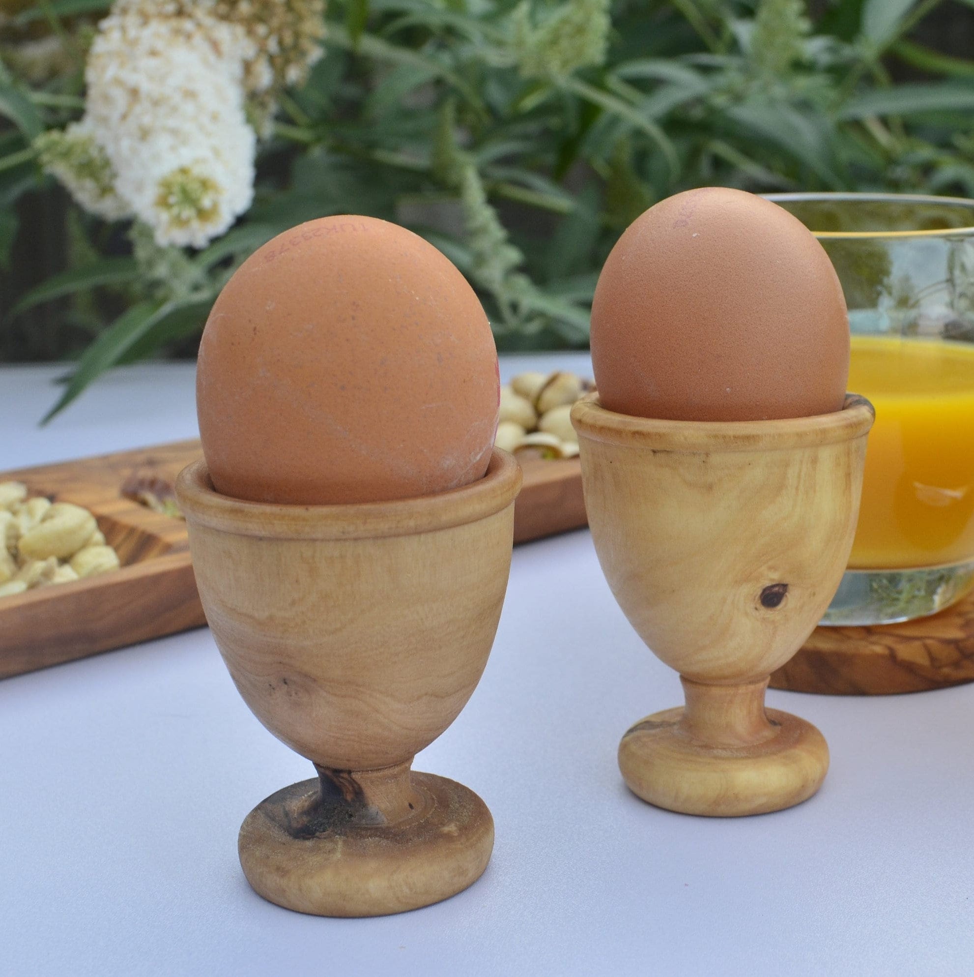 Olive Wooden Egg Cup Egg Holder Kitchen Egg Stand Boiled Etsy