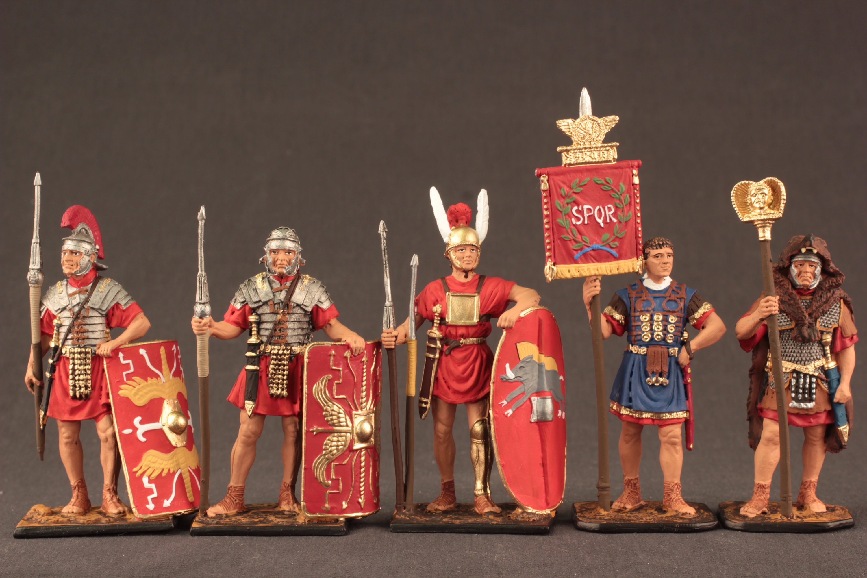 TIN TOY SOLDIERS. 54mm.roman Soldiers . Painted Etsy Australia