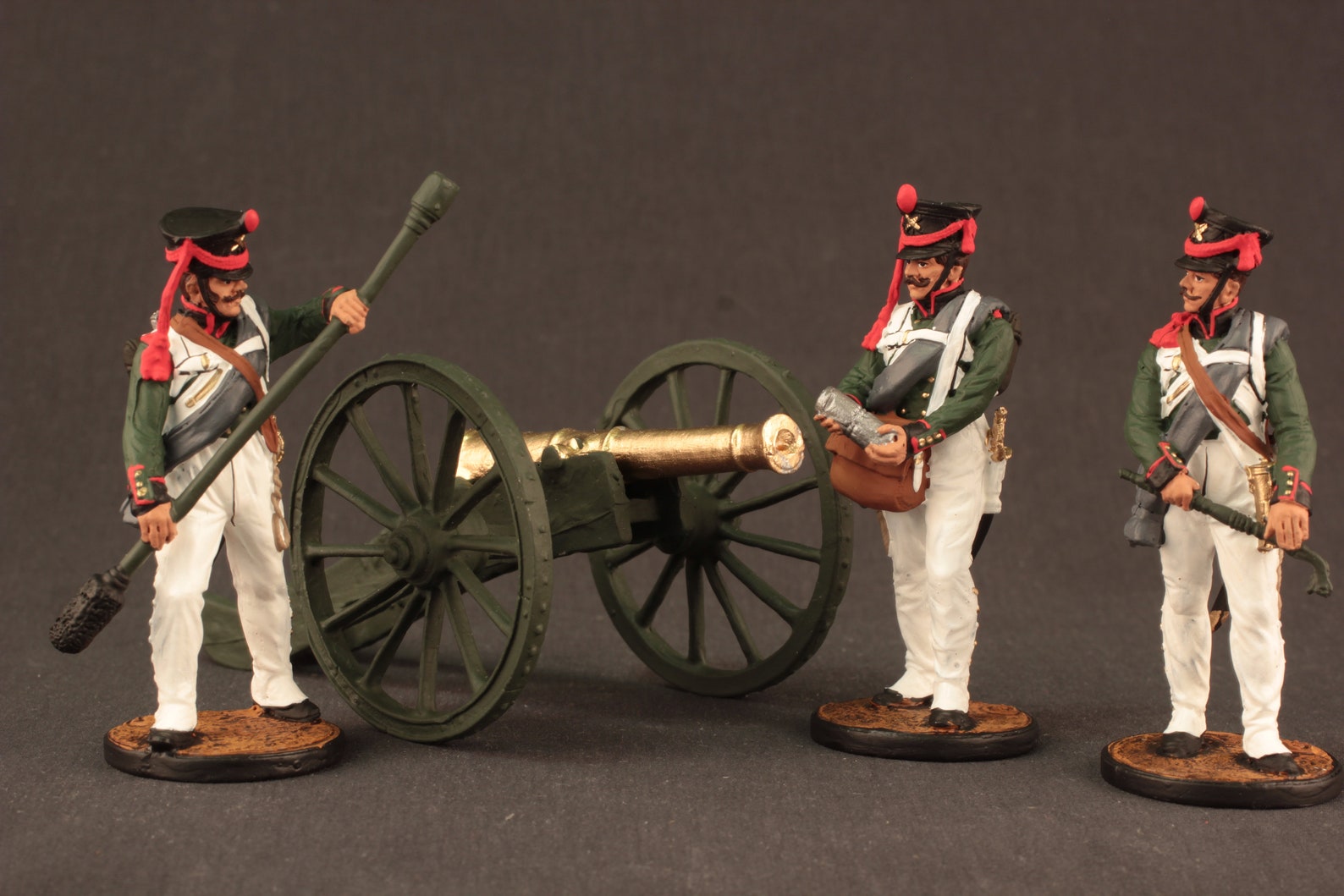 TIN TOY SOLDIERS. 54mmNapoleonic War. Russian artillery crew. Etsy