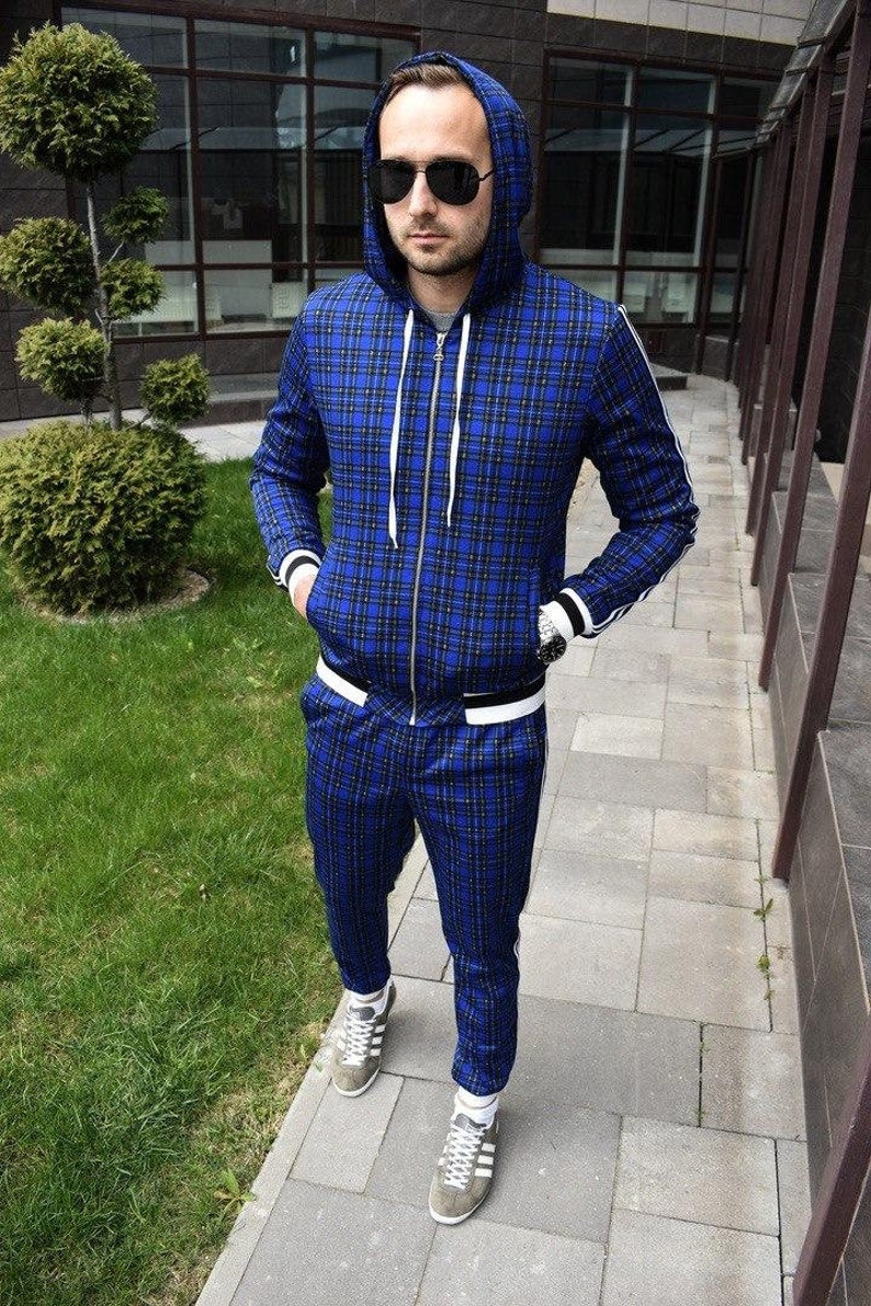 The Gentlemen tracksuit / tartan tracksuit / Tracksuit men / | Etsy