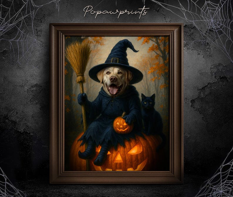 Custom Vampire Pet Portrait - Funny Halloween Pet Painting - Halloween Gift Ideas - Spooky Pet Portrait - Custom Mummy Portrait H05 H01