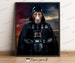 Star Wars Darth Vader Pet Portrait - Custom Pet Portrait - Darth Vader Portrait - Pet Portraits - Star Wars Print - Darth Vader Print - SWV6 