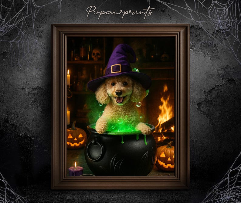 Custom Vampire Pet Portrait - Funny Halloween Pet Painting - Halloween Gift Ideas - Spooky Pet Portrait - Custom Mummy Portrait H05 H04