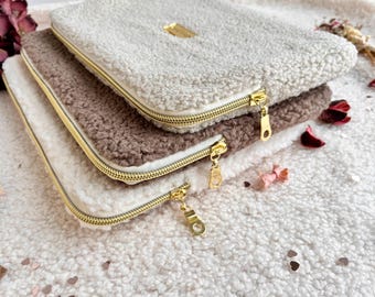 Teddy iPad case with Zipper: Soft, Cozy and Personalised Tablet Pouch