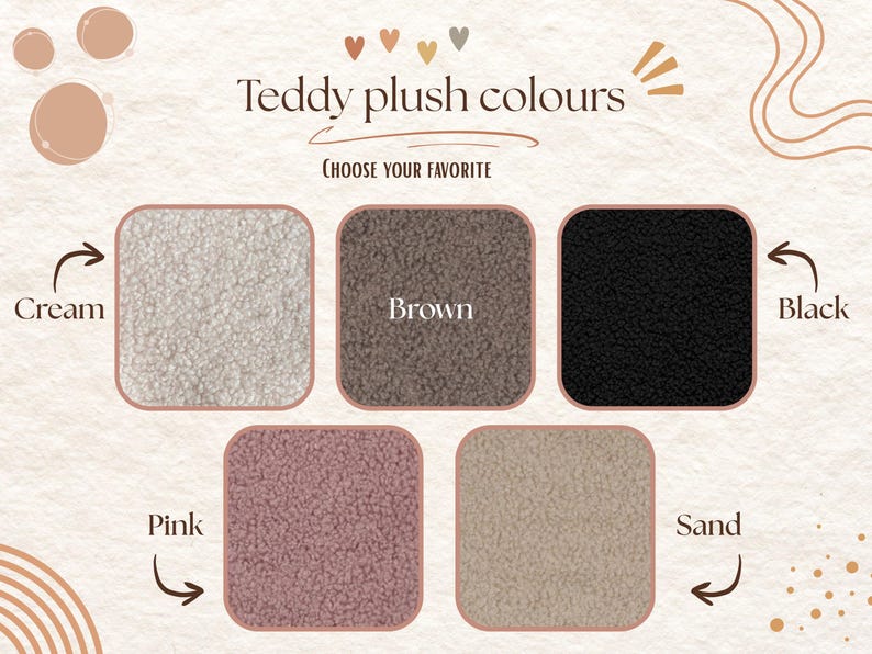 Cute iPad case with Zipper: Soft, Cozy and Personalized Tablet Pouch, Teddy plush fabric sleeve image 4
