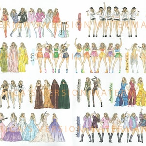 Eras Tour Outfit Digital File for printing