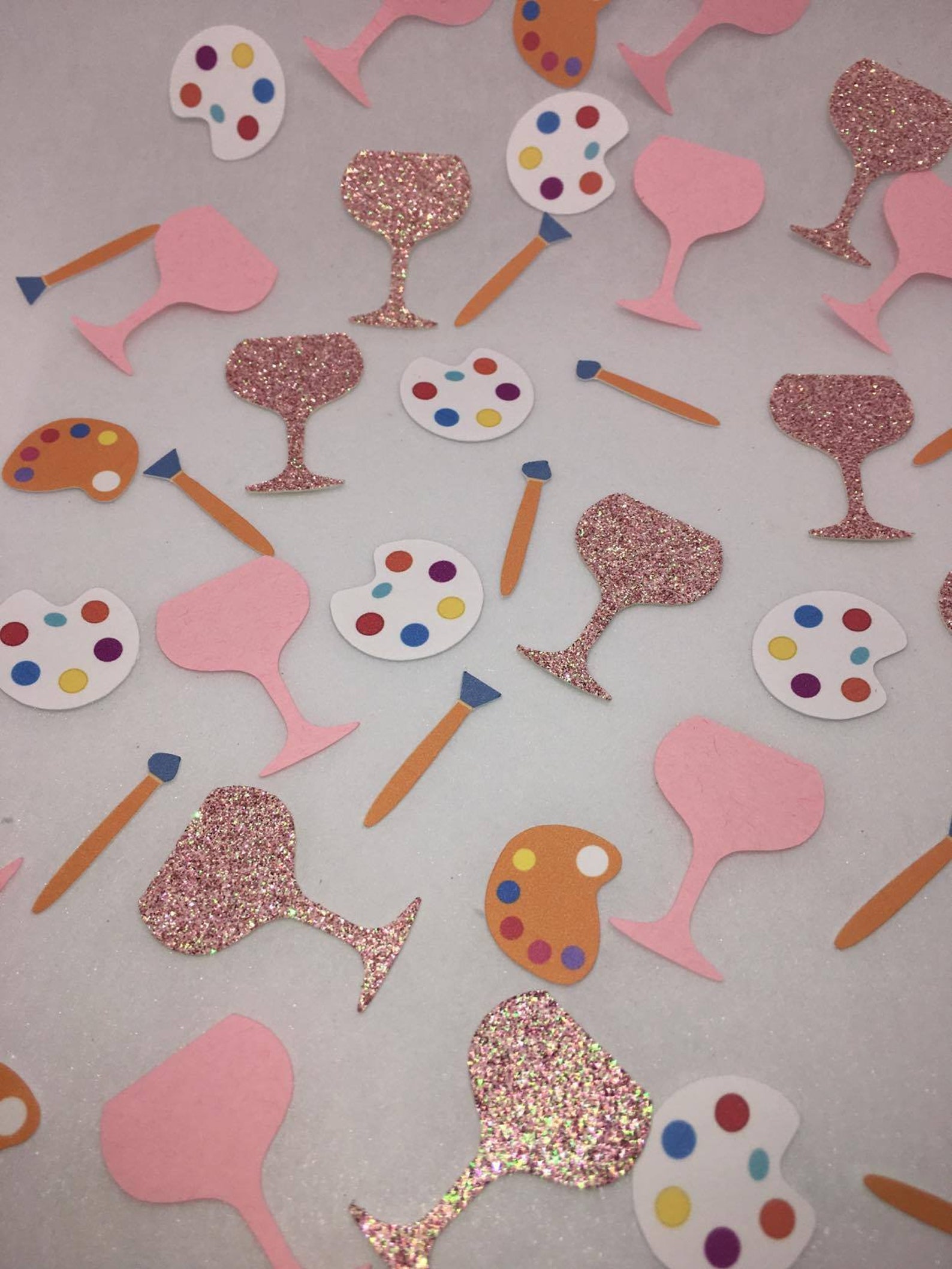 Paint and Sip Splatter Confetti Paint Confetti Art Party Etsy