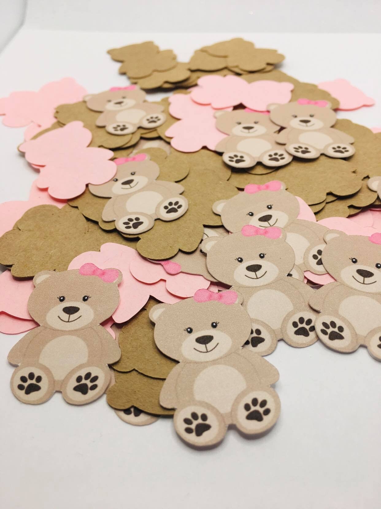 Teddy Bear Confetti Baby Shower ConfettiBTeddy Boy Bear Etsy
