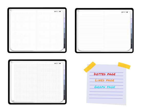 Digital Sticker Book Blank Notebook Graphic by mixxdigitaldesign