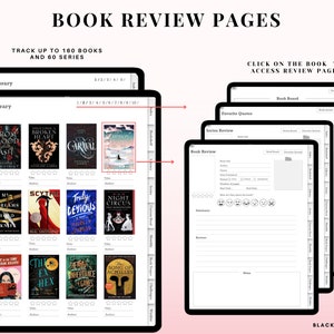 Digital Reading Planner, Digital Reading Journal, Reading iPad Planner ...