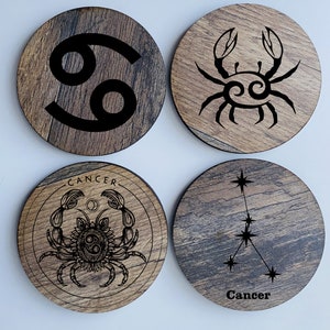 Cancer Astrology Coaster Set