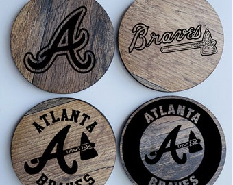 Atlanta Braves Coaster Set of 4