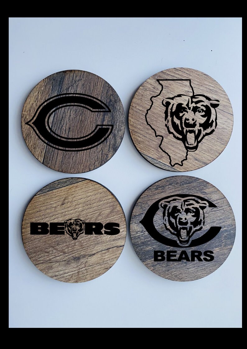 Bears Coaster Set - Etsy display picture 1