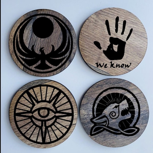 Skyrim Guilds Coaster Set