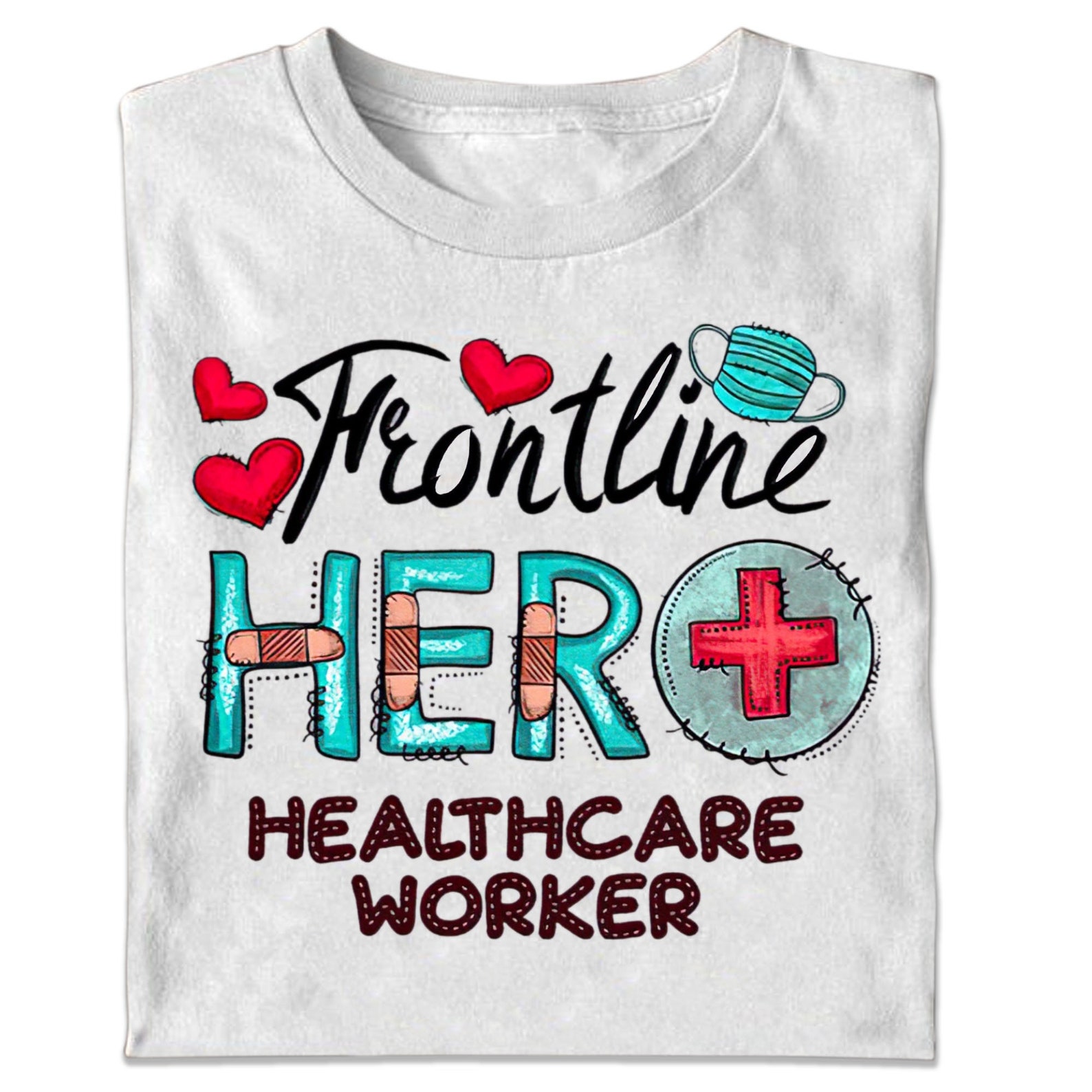 Frontline Hero Healthcare Worker Awesome TShirt Best Gift Etsy