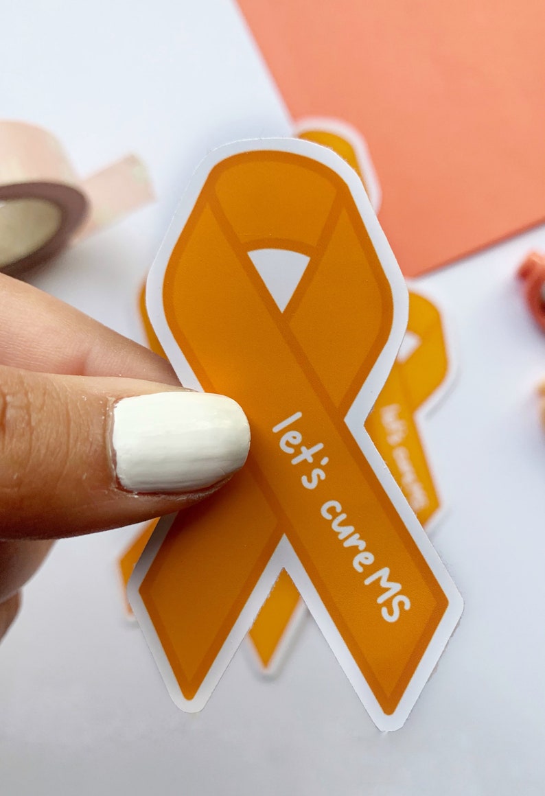 Ms Sticker Design Multiple Sclerosis Awareness Stickers| MS Sticker| MS Awareness| Let's ...
