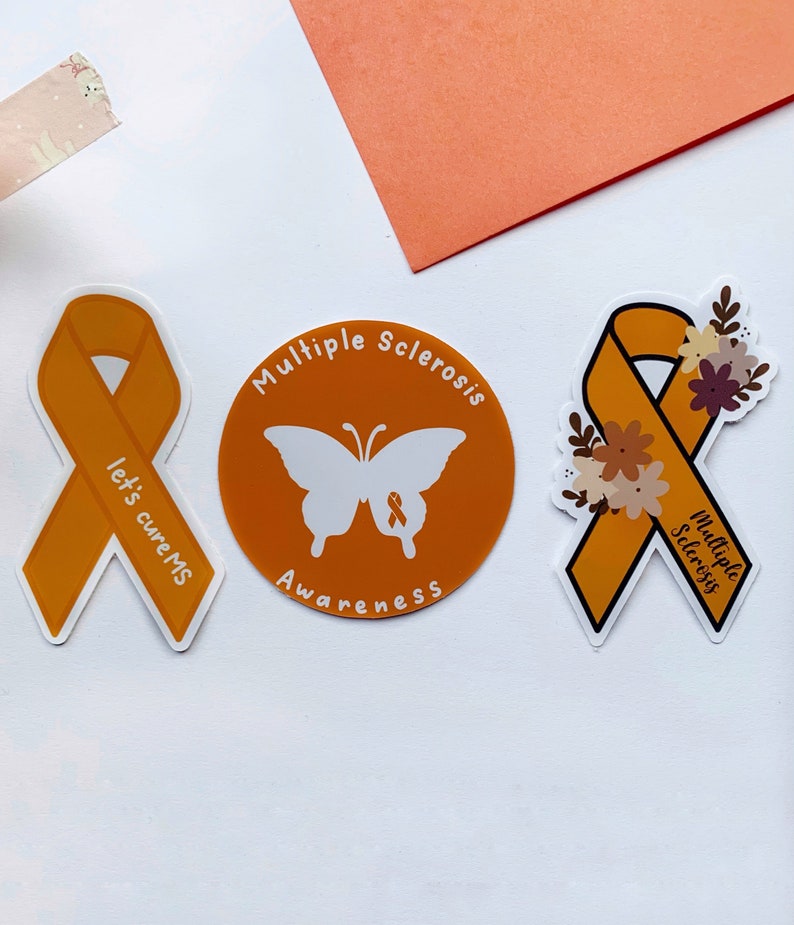 Ms Sticker Design Multiple Sclerosis Awareness Stickers| MS Sticker| MS Awareness| Let's ...