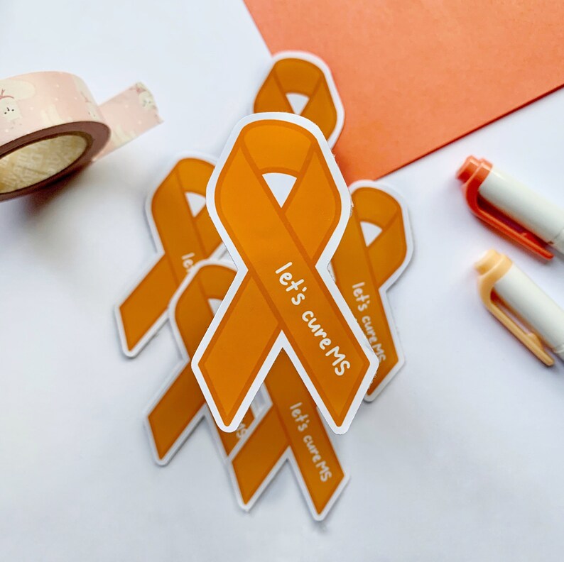Ms Sticker Design Multiple Sclerosis Awareness Stickers| MS Sticker| MS Awareness| Let's ...