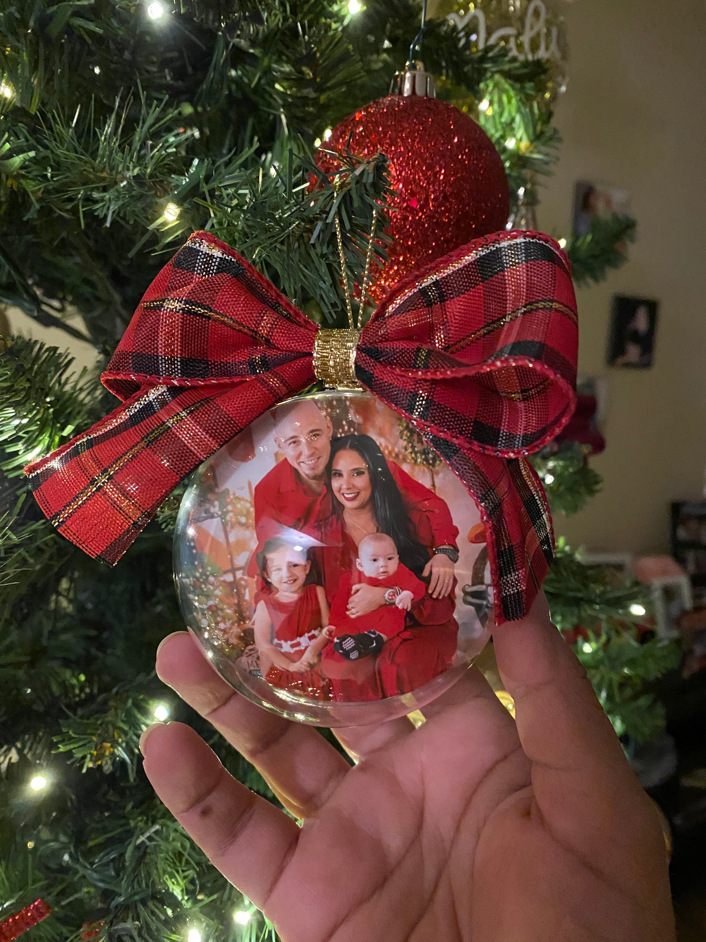 Christmas ball with photo online