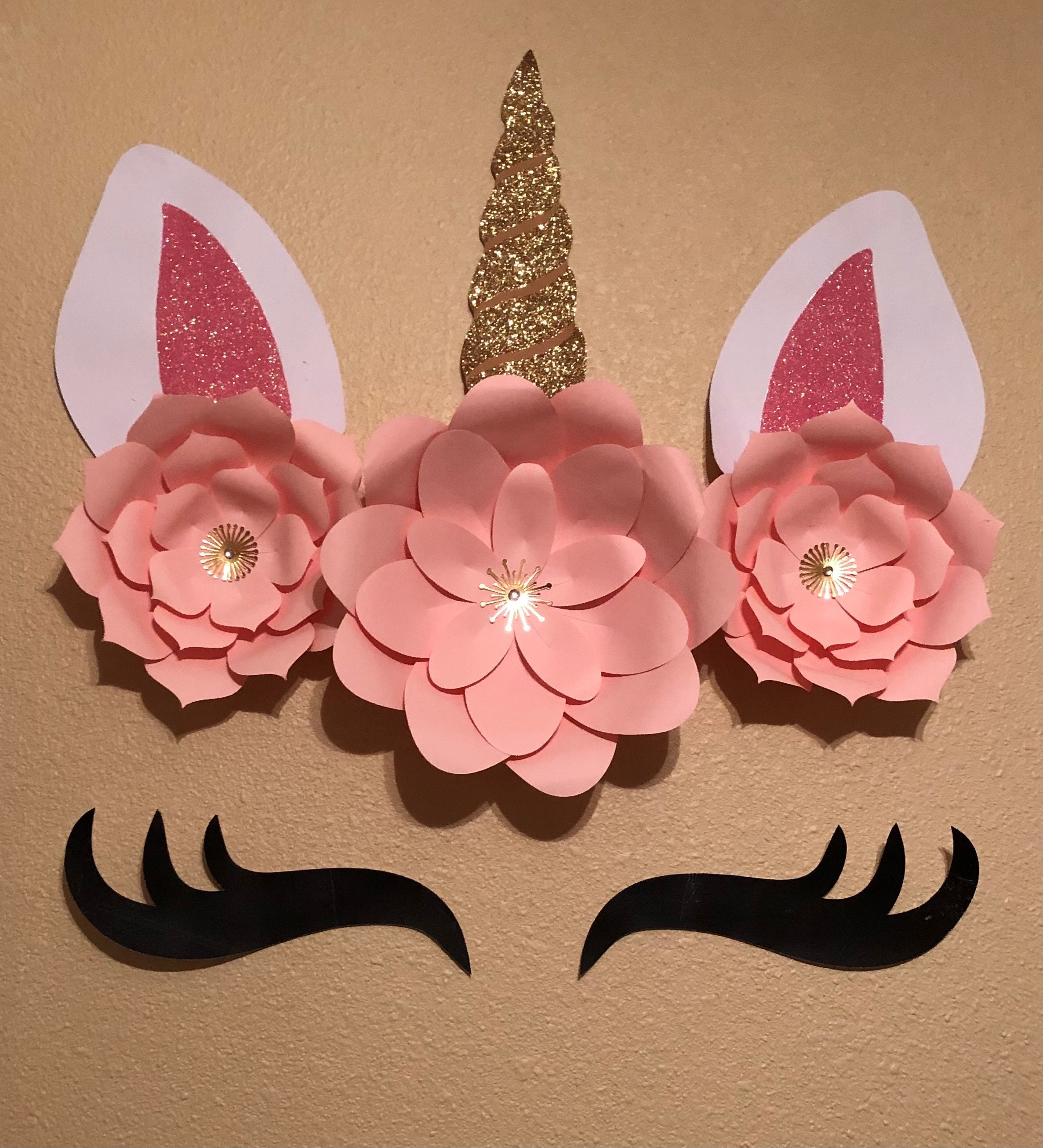 Unicor Blume Hintergrund Einhorn-Party Einhorn Dekorationen | Etsy