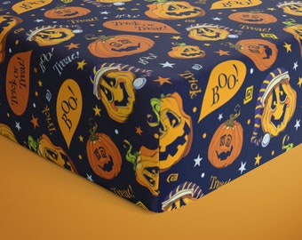 halloween crib sheet