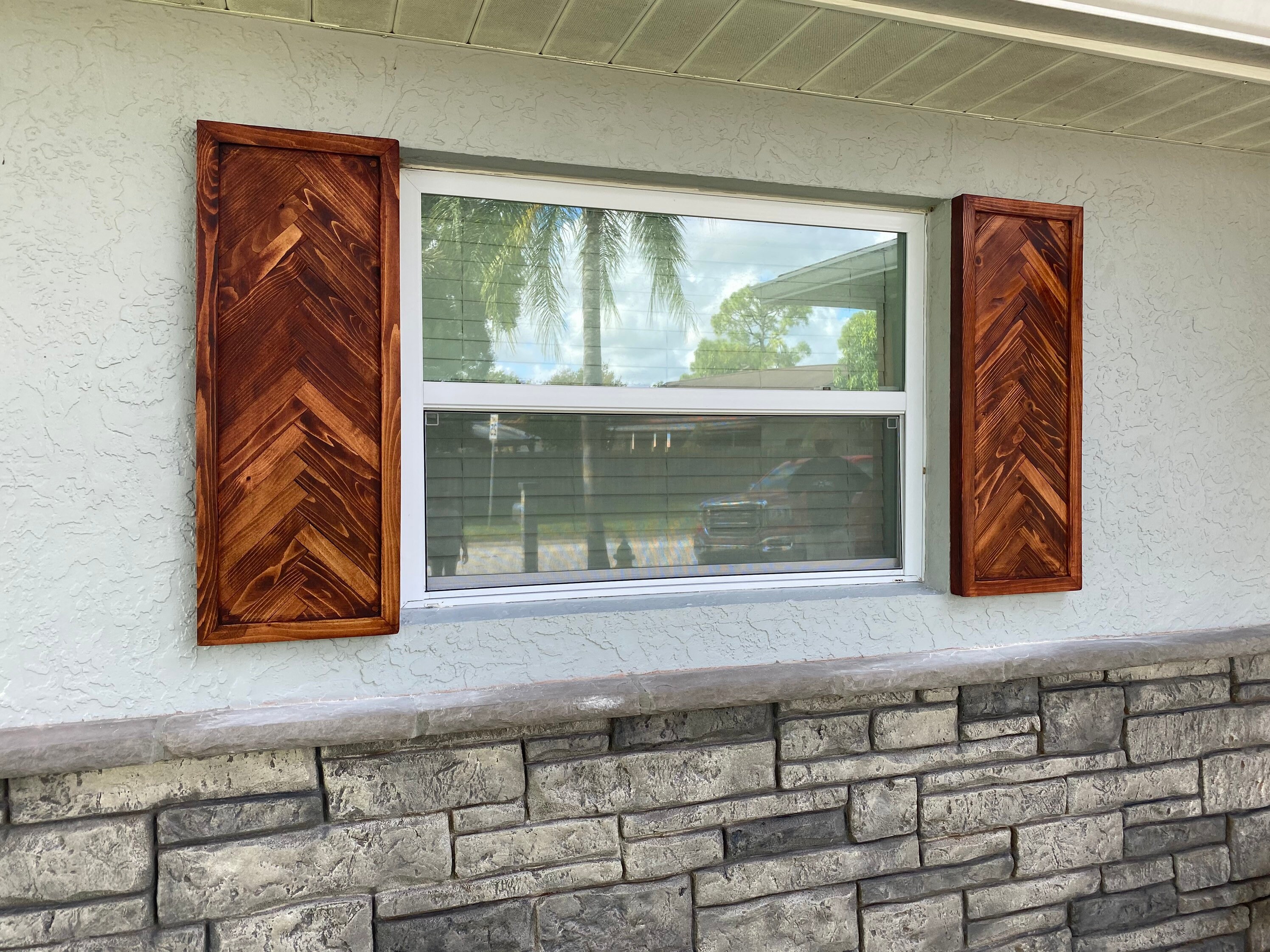 Handmade Custom Cedar Shutters Etsy UK