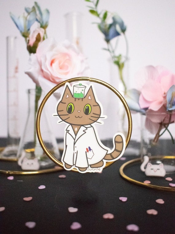 Lab coat top for cat