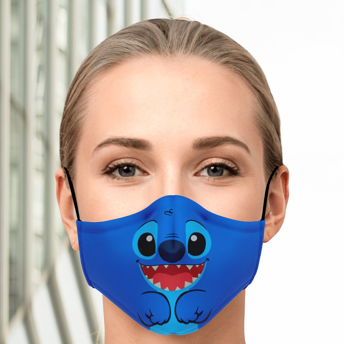 Stitch Face Mask With Filter Unisex Face Mask With Etsy