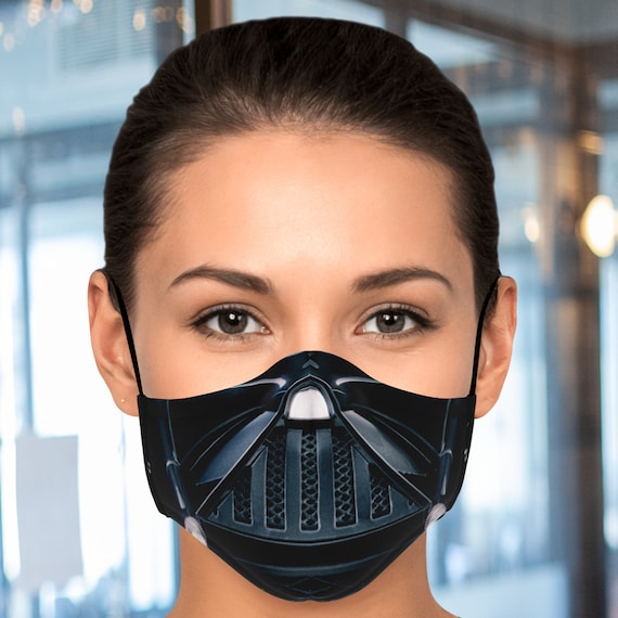 Voorzien stewardess duif Darth Vader gezichtsmasker met filter Unisex Face Mask met - Etsy Nederland