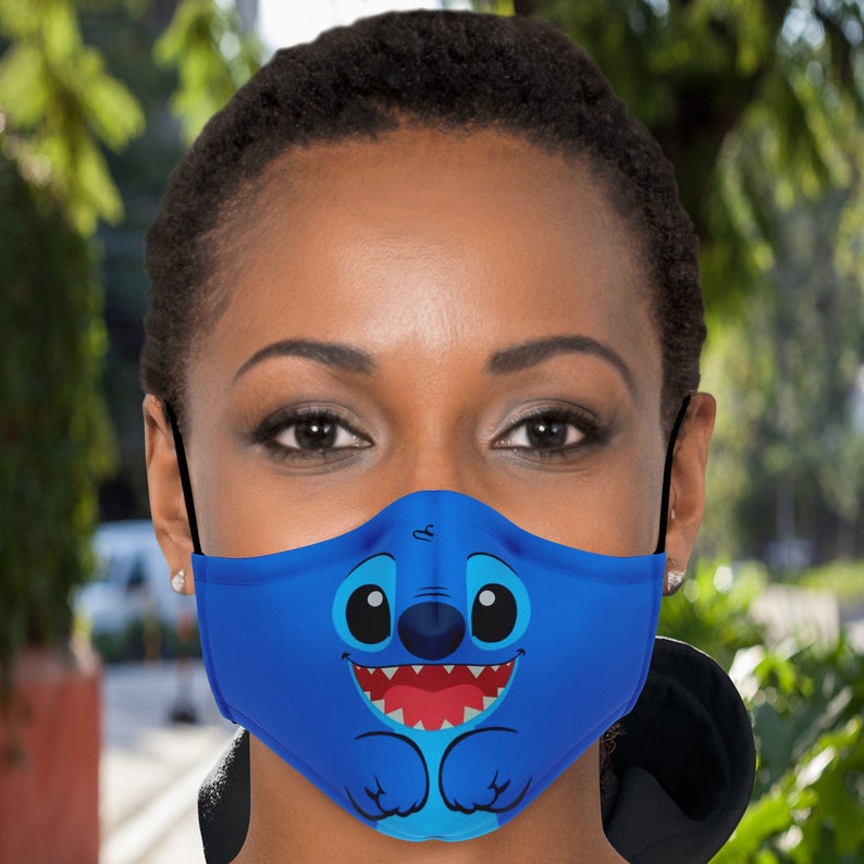 Stitch Face Mask With Filter Unisex Face Mask With Etsy