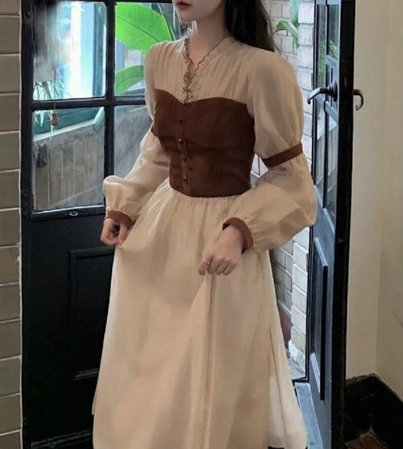 Cute Retro Chiffon Dress Party Cocktail Vintage Dress