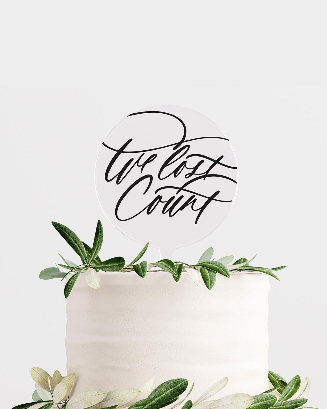 We Lost Count Clipart Image File PNG Cake Topper Calligraphy Lettering ...