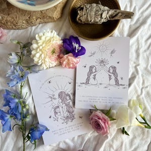 Motherhood Affirmation Cards ~ Florescence Collection