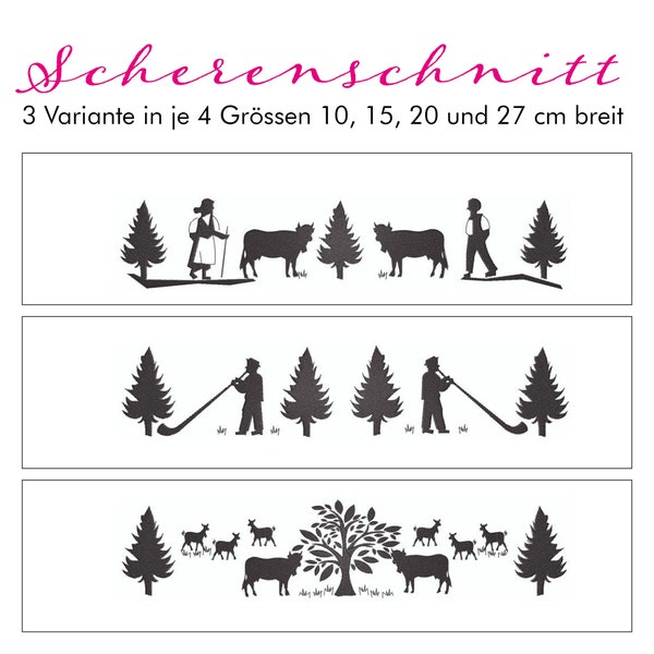 Scherenschnitt - Stickdatei