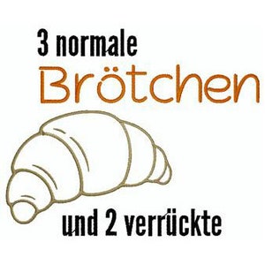 3 normale - Stickdatei - Brotbeutel