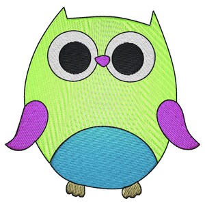 Embroidery file owl