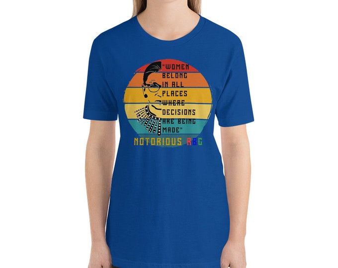 Ruth Bader Ginsburg Notorious Short-Sleeve Unisex T-Shirt