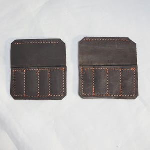 Estuche de cuero para guardar agujas de coser a mano de cuero u otras agujas