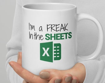 Rolig Excel-kaffemugg: Revisorgåva
