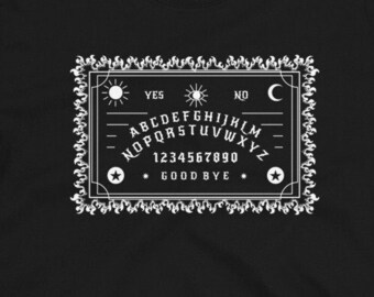 Vintage Ouija Board T-Shirt: Gothic Witch Tee, Wiccan Gift