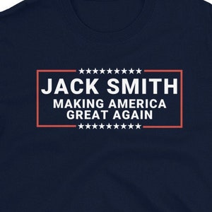  Jack Smith Fan Club Retro American Patriotic Political T-Shirt  : Clothing, Shoes & Jewelry