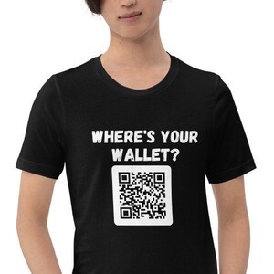 Lustiges Bitcoin Shirt, wo ist deine Brieftasche? Shirt, Krypto-Shirt, Premium Unisex, Bitcoin T-Shirt, Krypto-Merch, Krypto-Geldbörse, lustiges Bitcoin-T-Shirt