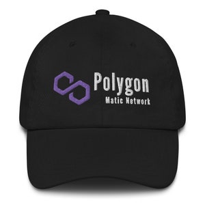 Polygon Logo, Matic Token, Dad Hat, Crypto, Polygon Matic Crypto, Matic Polygon, Polygon HODL, Ethereum, Blockchain, Polygon Crypto Hat