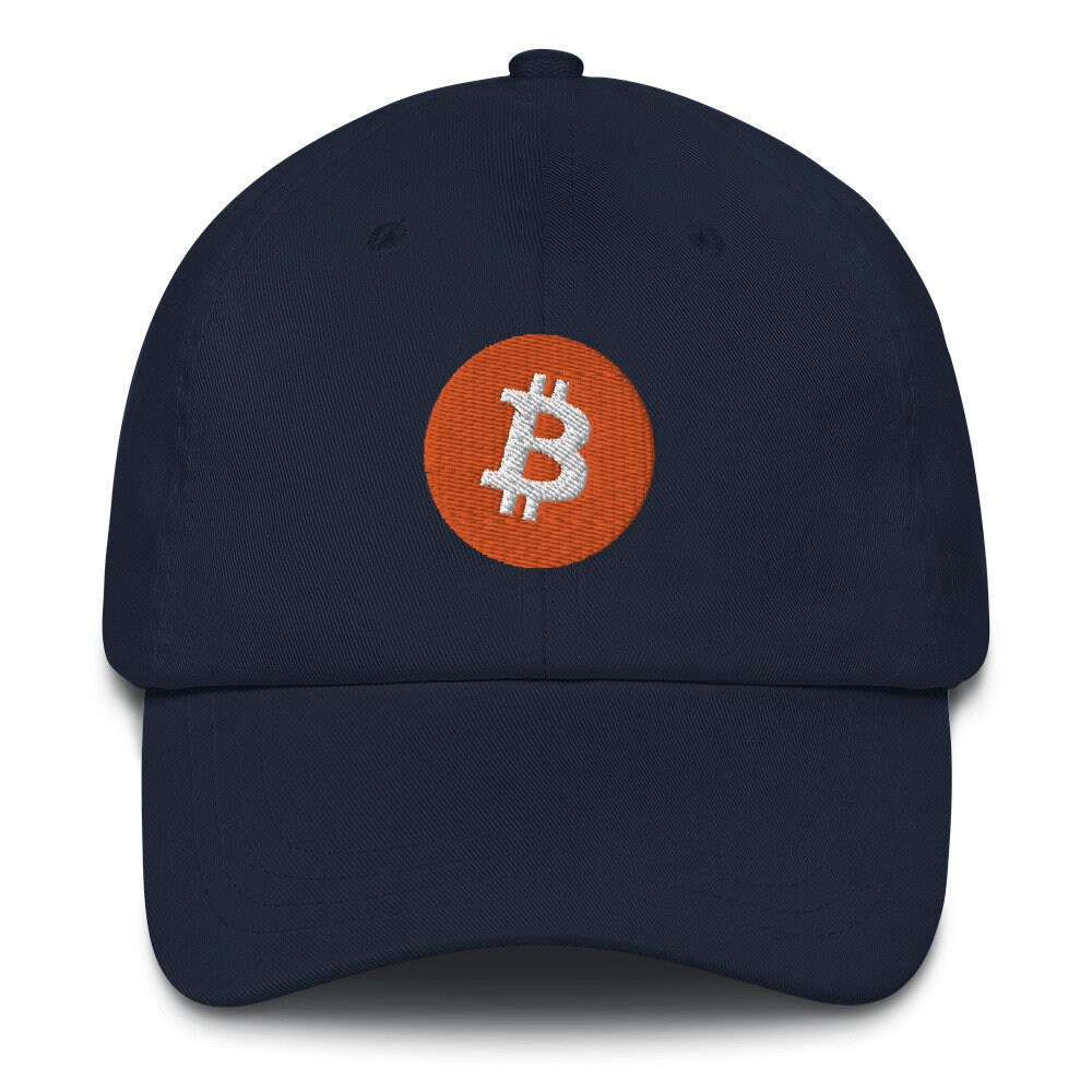 Berretto Da Baseball Bitcoin HODL Con Ricamo Cripto - Perfetto Per Trader E Regalo Papà, Nuovo Con Etichette