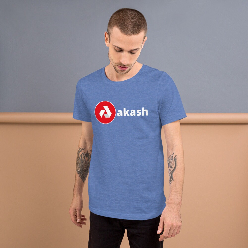 Akash Crypto T-shirt, Unisex Short Sleeve - Etsy