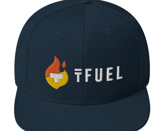 Theta TFuel Logo, Theta Logo, HODL Cryptocurrency, Snapback Hat, Baseball Hat, Baseball Cap, Crypto Hat, Theta Crypto Hat, Theta Network