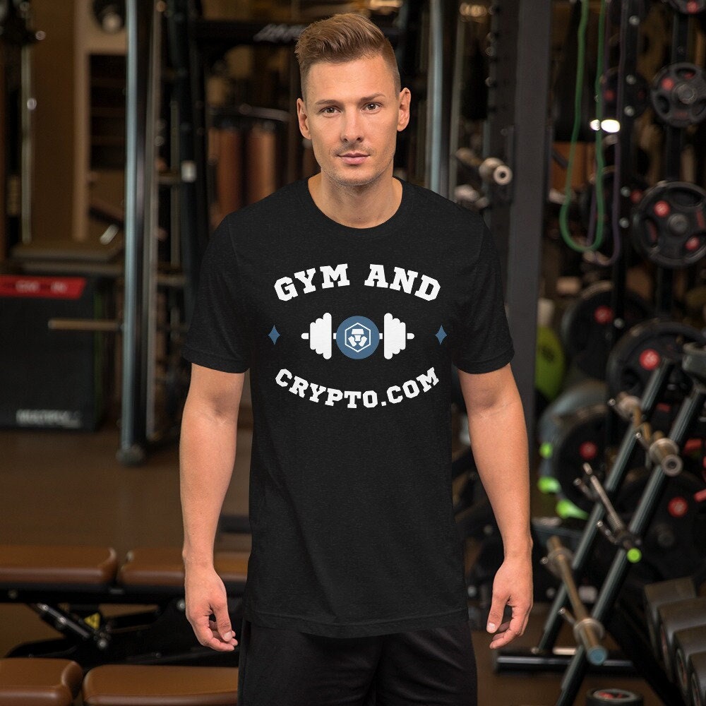 Gym and Crypto .com T-shirt, Unisex Fitness Apparel - Etsy