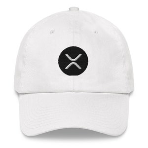 Xrp Ripple Logo, XRP Logo, HODL Cryptocurrency, Xrp Dad hat, Xrp Baseball Hat, Baseball Cap, Crypto Hat, XRP Crypto Hat